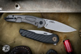 Zero Tolerance Knife Titanium/Carbon Fiber 3.25" Stonewash MagnaCut 0545