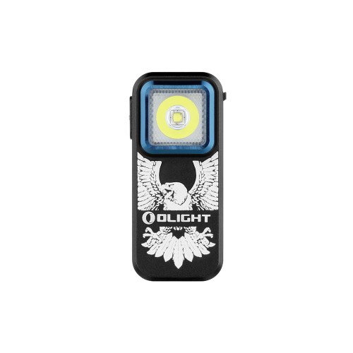 Olight DIY Bundle Oclip Clip Light with White and Red Light Black Eagle 300 Lumens