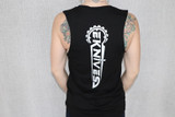 EKNIVES Ladies Sleeveless T-Shirt Black Next Level