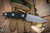 Microtech Socom Alpha Mini G10 Fixed Blade 3.75" M390 Apocalyptic Stonewash 113M-10AP