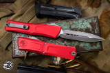 Microtech Combat Troodon Gen III OTF Automatic Knife Red 4" Dagger Apocalyptic Stonewash 1142-10APRD