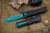 Microtech Combat Troodon Gen III OTF Automatic Knife 3.8" Dagger Turquoise 1142-1TQSK