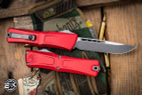 Microtech Combat Troodon Gen III OTF Automatic Knife Red 4" Drop Point Apocalyptic Stonewash 1143-10APRD