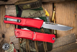 Microtech Combat Troodon Gen III OTF Automatic Knife Red 4" Drop Point Stonewash 1143-10RD