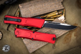 Microtech Combat Troodon Gen III OTF Automatic Knife Red 4" Drop Point Black 1143-1RD