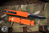 Microtech Ultratech OTF Automatic Knife Orange 3.4" Drop Point Black 121-1OR