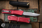 Microtech Combat Troodon Gen III OTF Automatic Knife Merlot 4" Interceptor Stonewash 1217-10MRS