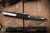 Microtech Ultratech Tri-Grip OTF Knife White Accents 3.4" Tanto Black 123T-1STEKS