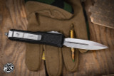 Microtech Daytona OTF Automatic Knife Aluminum 3.1" Dagger Stonewash 126-10S