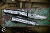 Microtech Daytona Bubble Inlay OTF Automatic Knife 3" Hellhound Stonewash 126H-10BIS