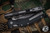 Microtech Amphibian Ram-LOK Folding Knife Fluted Black G10 3.9" Apocalyptic Stonewash Serrated 137RL-11APFLGTBK