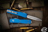 Microtech UTX-70 OTF Automatic Knife Blue 2.4" Dagger Satin 147-4BL