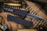 Microtech Combat Troodon Delta Frag DLC Shadow Knife, Nickel Boron Internals 3.8" DLC Dagger