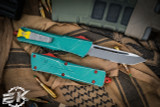 Microtech Combat Troodon "Bounty Hunter" Star Wars Limited Edition OTF Knife 3.8" Tanto Stonewash Serrated 144-11BH 