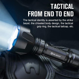 Olight Warrior X Turbo Tactical Flashlight Black 1100 Lumens