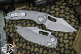 Microtech/Borka Blades Stitch Automatic Folding Knife Natural 3.75" Stonewash Apocalyptic 169-10APNC