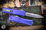 Microtech Hera II Mini OTF Automatic Knife Purple 3" Bayonet Stonewash 1701M-10PU