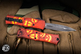 Microtech Hera II Mini Jack-O-Lantern Halloween OTF Automatic Knife 3" Dagger Black 1702M-1HWJLS