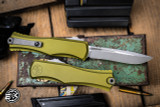 Microtech Hera II OTF Automatic Knife OD Green 3.85" Recurve Apocalyptic Stonewash 1705-10APOD