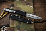 Microtech Makora OTF Automatic Knife 3.25" Dagger Stonewash -Nickel Boron Internals  206-10S