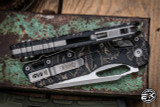 Microtech Standard Issue "MSI" Ram-LOK Manual Folding Knife Tiger Stripe Camo 3.85" Apocalyptic Stonewash 210T-10APPMTSC