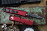 Microtech UTX-85 Merlot Red OTF Automatic 3" Dagger Black 232-1MR 