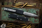 Microtech UTX-85 II Stepside OTF Automatic Knife 3" Dagger Stonewash Apocalyptic 232II-10APS