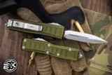 Microtech UTX-85 II Stepside OD Green OTF Automatic Knife 3" Dagger Stonewash 232II-10ODS