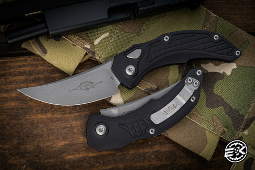 Microtech/Bastinelli "Brachial" Automatic Folding Knife 3.5" Persian Apocalyptic Stonewash 268A-10AP