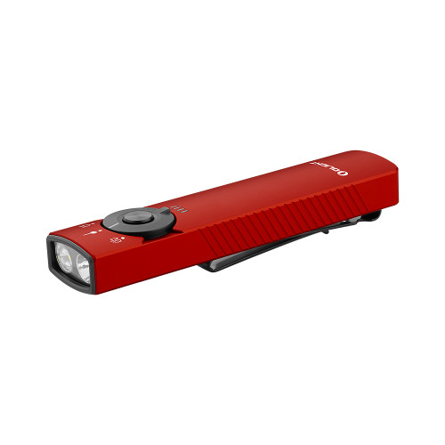 Olight Arkfeld Pro Flat EDC Red Rechargeable Flashlight LED Laser 1300 Lumens