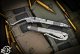 Microtech Siphon II Stainless Steel Tactical Pen 3.5" Bead Blast 401-SSBB