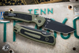 Kershaw Launch 16 Automatic Folding Knife OD Green 3.45" M4 Tanto Black  7105OLBLK