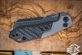 Kershaw Launch 14 Automatic Knife Carbon Fiber Inlay 3.4" Cleaver BlackWash 7850