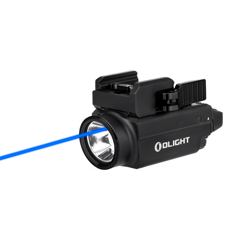 Olight Baldr S Rechargeable Rail Weaponlight Blue Laser Black, 800 Lumens