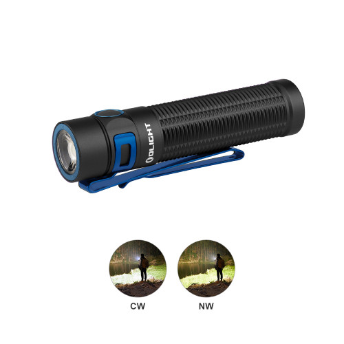 Olight Baton 3 Pro Black Rechargeable Flashlight 2500 Lumens