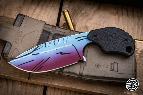 Blackside Customs/Strider Knives SLCC Fixed Blade Ice Breaker 3.75" Borderland Finish 