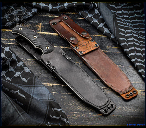 Chattanooga Leatherworks/RMJ Combat Africa Leather Sheath Brown