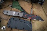 Blackside Customs Americana Fixed Blade Knife Titanium 4.25" MagnaCut Mudered Out Camo Wharncliffe