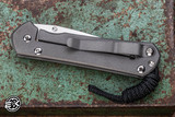 Chris Reeve Knives Small Sebenza 31 Titanium Unique Graphic Knife 3" MagnaCut Drop Point-