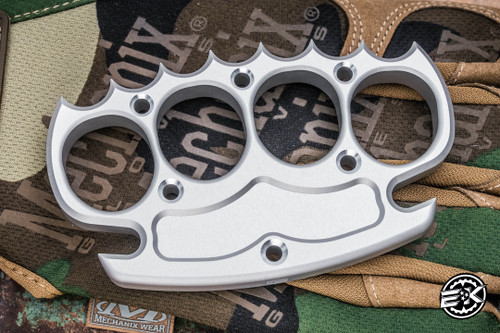 NCC Knives Knuck Grapnel Spiked Clear Two Tone Anodized Aluminum Paper Weight