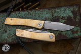 Tactile Knife Co. Bexar Slip Joint Folding Knife Bronze 2.8" MagnaCut Stonewash