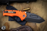 Medford Praetorian Scout M/P Folding Knife Hi-Vis Orange G10 3.75" DLC Tanto