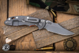 Hinderer Knives XM-18 3.5" Bowie Non Flipper Folding Knife Orange G10, Working Finish