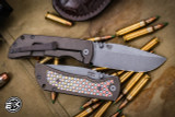 Mcnees Knives Mac 2 Atomic Bronze Titanium Flashback G10 Inlay 3.5" MagnaCut Stonewash