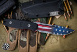 Blackside Customs Plan B. Old Glory Finish Magnacut G10 8.50" Black