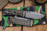 Mcnees Knives Mac 2 Bronze-Green Titanium Frag Two Tone 3.5" MagnaCut Atomic Stonewash