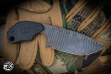 Blackside Customs/Strider Knives SLCC Fixed Blade Knife Titanium G10 3.75" Flamed