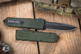 Guardian Tactical RECON-040 OTF Automatic OD Green 4" Drop Point Black Serrated 118111