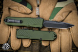 NEW-Guardian Tactical RECON-035 OD G2 Green OTF 3.3" MagnaCut Drop Point Black 98111-G2