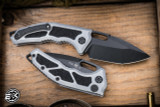 Heretic Knives "Medusa" Automatic Blizzard Aluminum 3" MagnaCut Tanto DLC H011-6A-BLZ